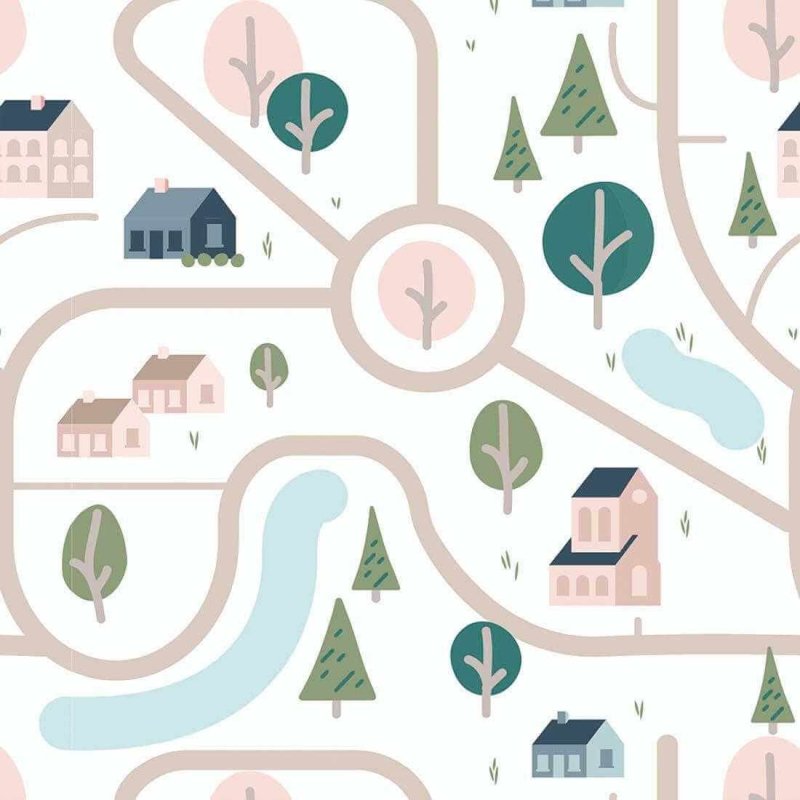 Papel de Parede Adesivo Infantil N119A - Papel na Parede