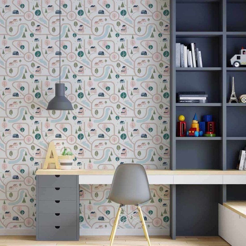 Papel de Parede Adesivo Infantil N119A - Papel na Parede