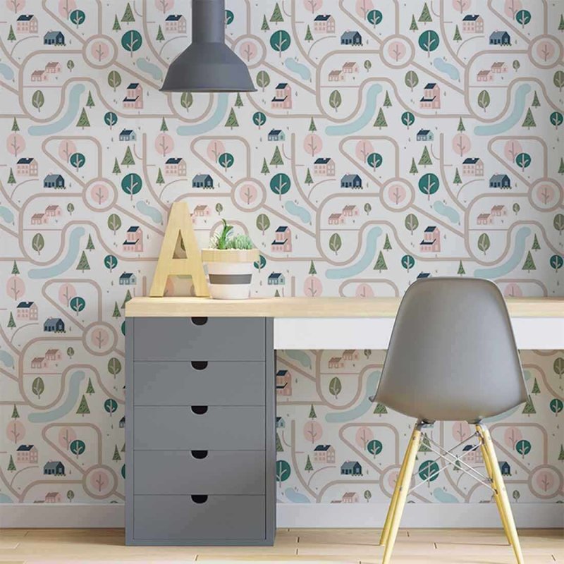 Papel de Parede Adesivo Infantil N119A - Papel na Parede