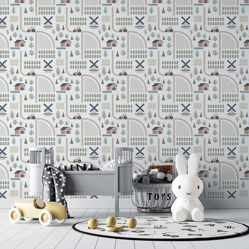 Papel de Parede Adesivo Infantil N119E - Papel na Parede