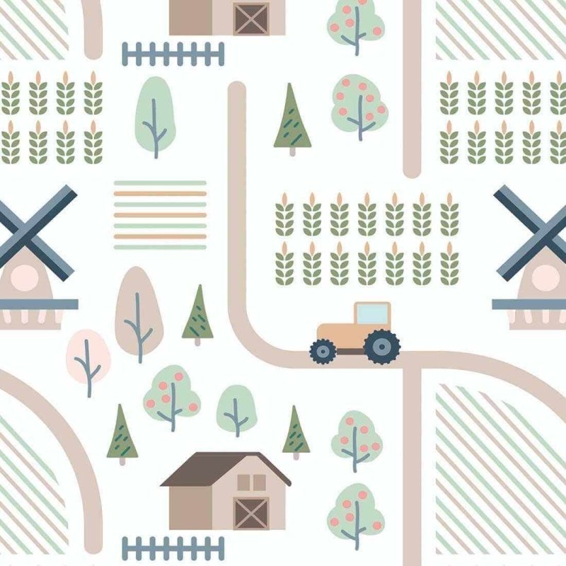 Papel de Parede Adesivo Infantil N119E - Papel na Parede