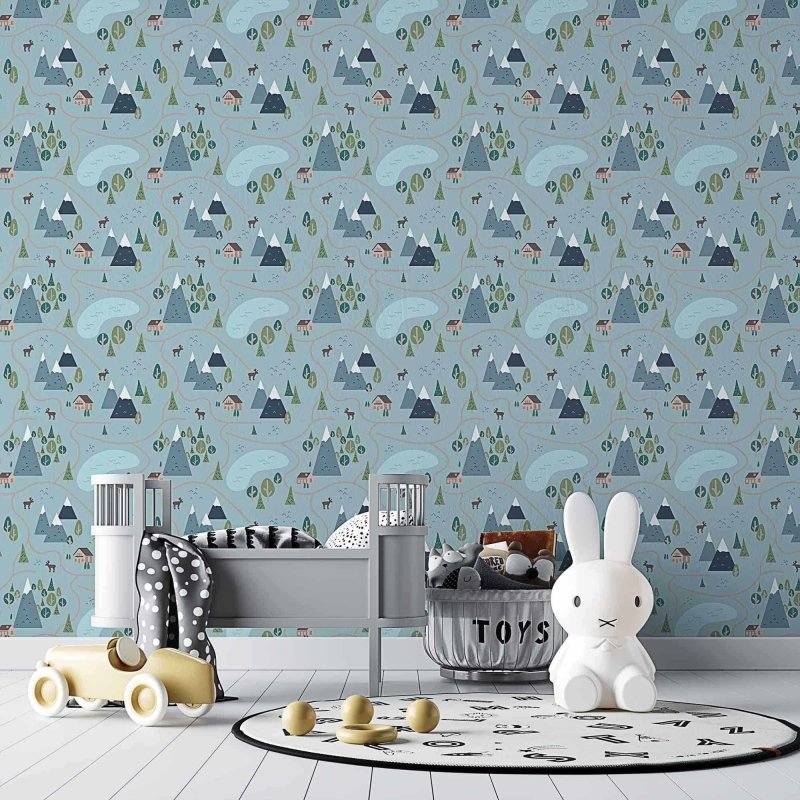 Papel de Parede Adesivo Infantil N119F - Papel na Parede