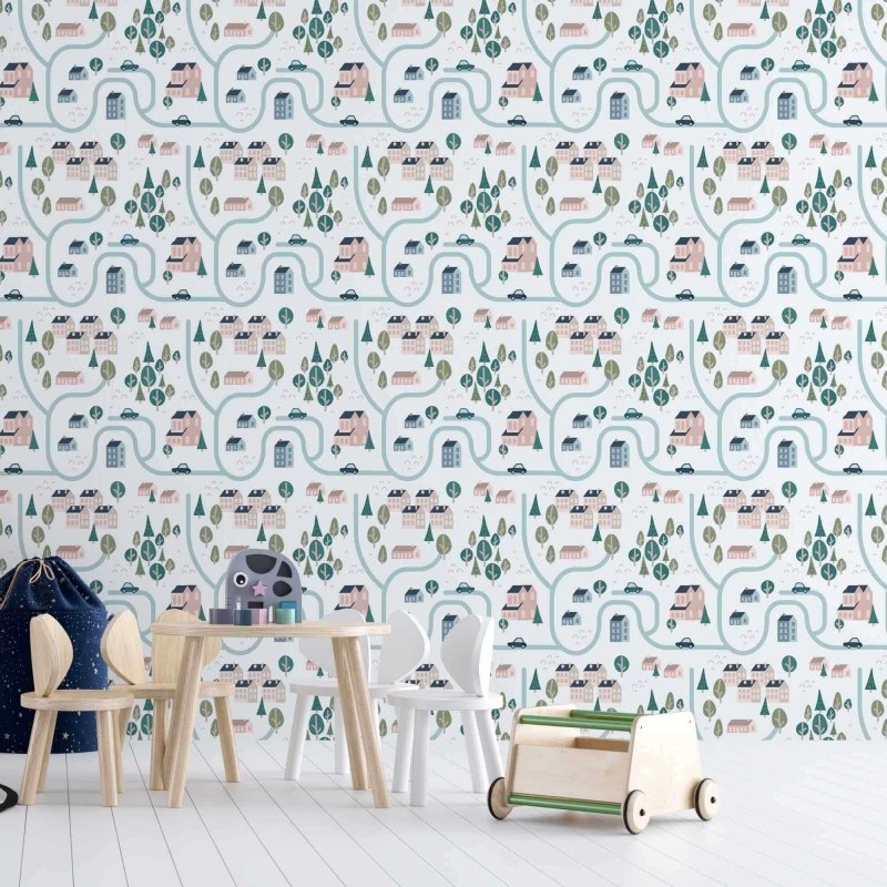 Papel de Parede Adesivo Infantil N119G - Papel na Parede