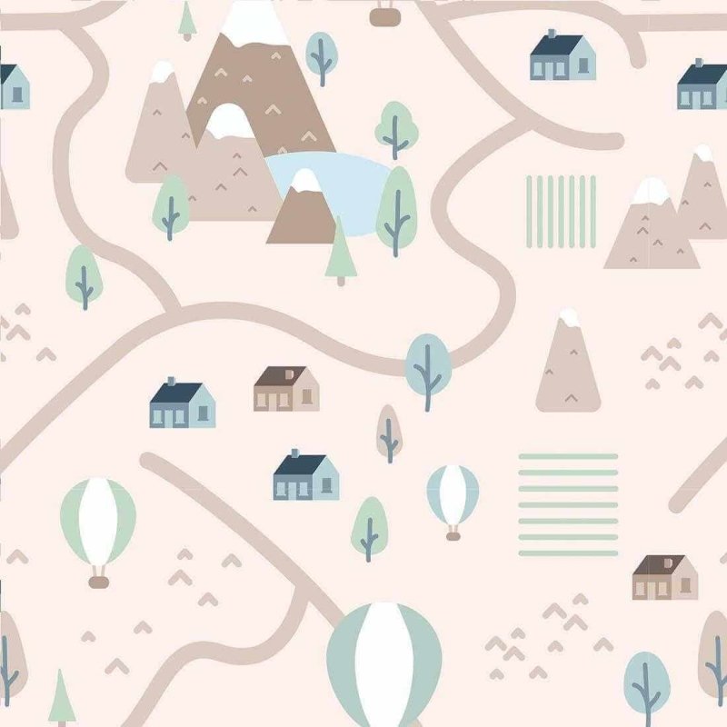 Papel de Parede Adesivo Infantil N119H - Papel na Parede