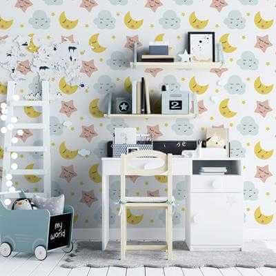 Papel de Parede Adesivo Infantil N1801651 - Papel na Parede