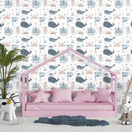 Papel de Parede Adesivo Infantil N181 - Papel na Parede