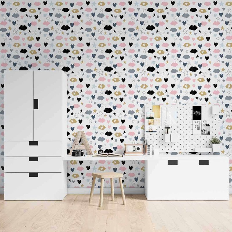 Papel de Parede Adesivo Infantil N1901301E - Papel na Parede
