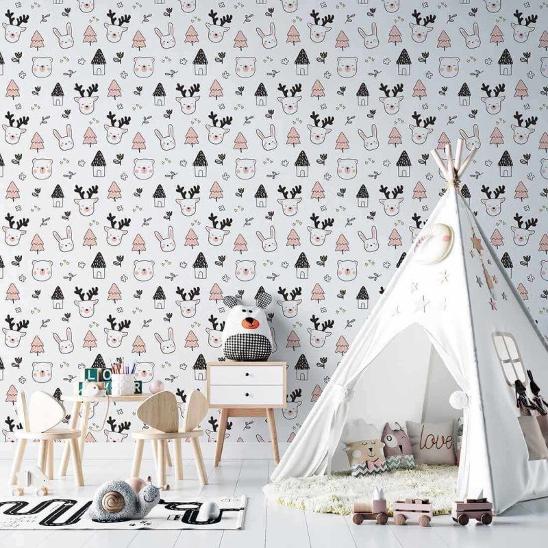 Papel de Parede Adesivo Infantil N20387 - Papel na Parede