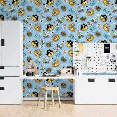 Papel de Parede Adesivo Infantil N241689 - Papel na Parede