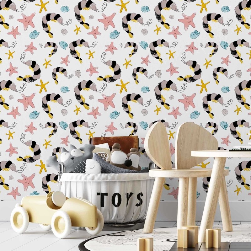 Papel de Parede Adesivo Infantil N24401B - Papel na Parede