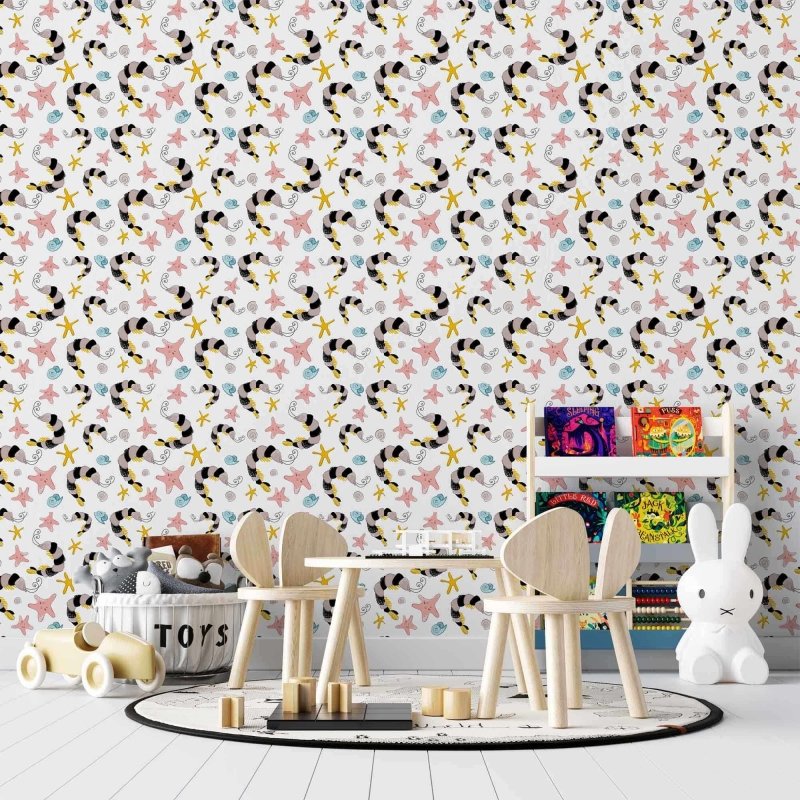 Papel de Parede Adesivo Infantil N24401B - Papel na Parede