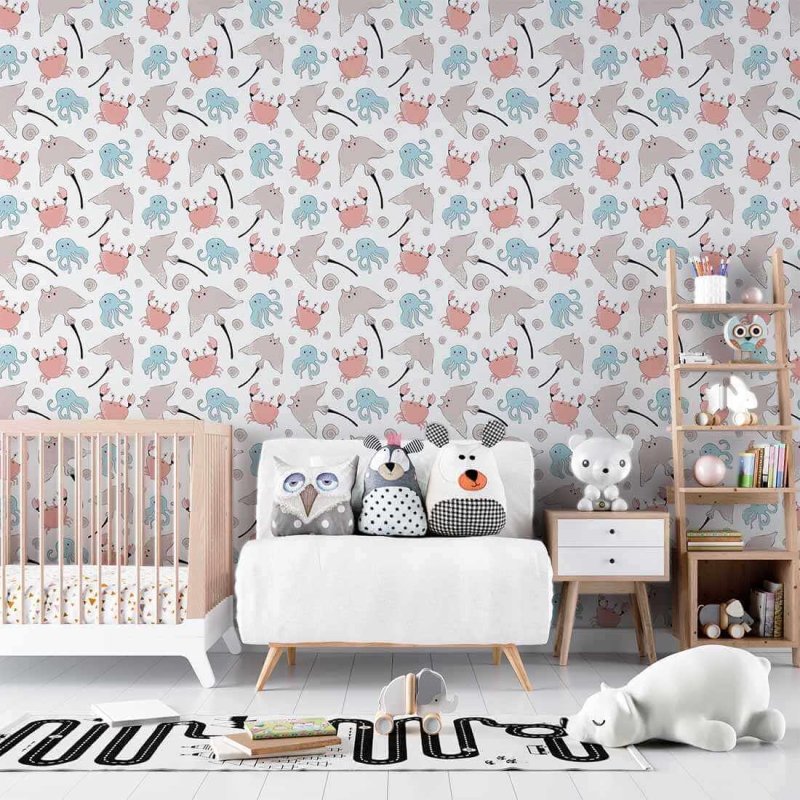 Papel de Parede Adesivo Infantil N24401C - Papel na Parede