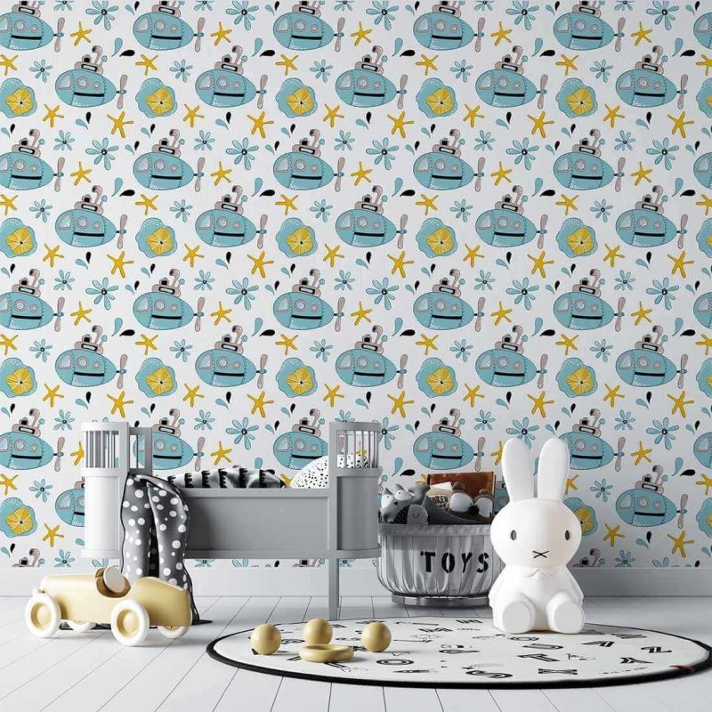 Papel de Parede Adesivo Infantil N24401F - Papel na Parede