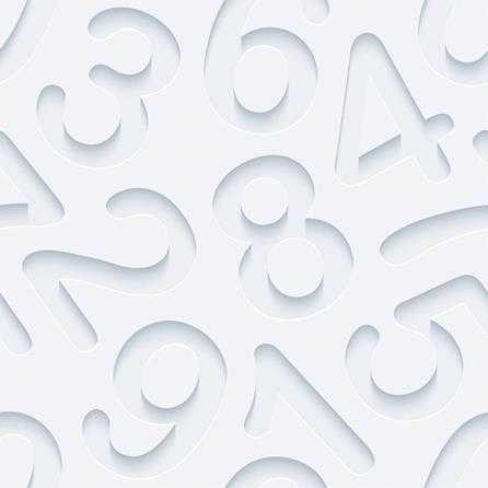 Papel de Parede Adesivo Infantil Números 3D 231458719 - Papel na Parede