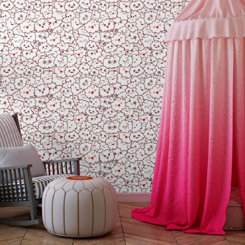 Papel de Parede Adesivo Infantil Nuvens N013209 - Papel na Parede