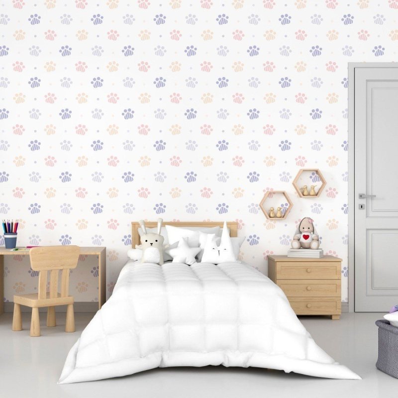 Papel de Parede Adesivo Infantil Patinhas N015030 - Papel na Parede