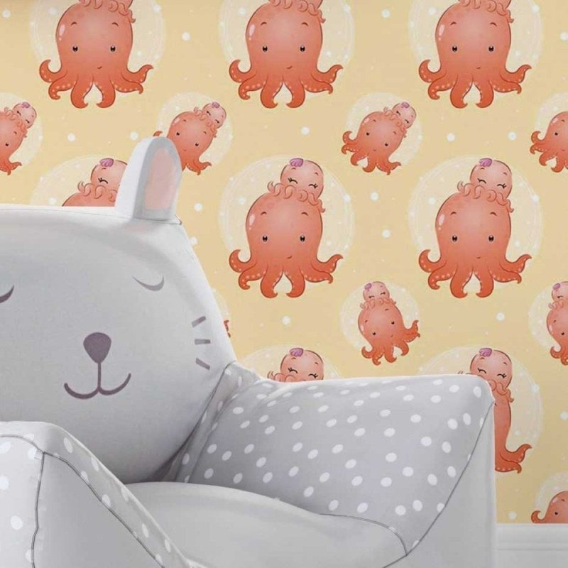 Papel de Parede Adesivo Infantil Polvinhos N018077 - Papel na Parede