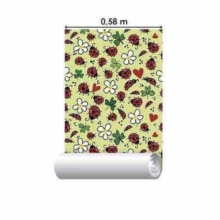 Papel de Parede Adesivo Joaninhas 161459258 - Papel na Parede