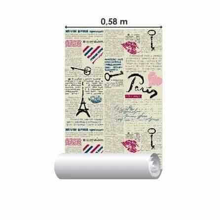 Papel de Parede Adesivo Jornal Jovem 178880600 - Papel na Parede