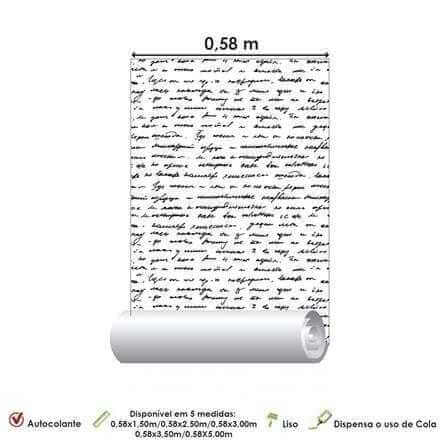 Papel de Parede Adesivo Jornal Palavras 76079416 - Papel na Parede