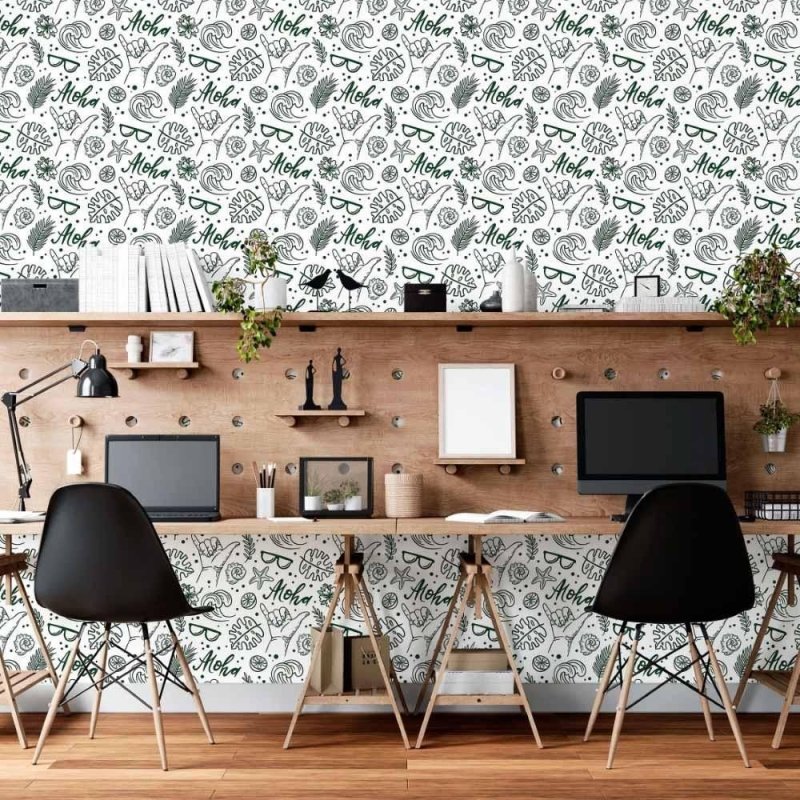 Papel de Parede Adesivo Jovem Aloha Férias N015161 - Papel na Parede