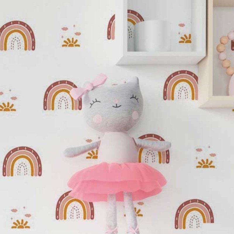 Papel de Parede Adesivo Jovem Arco Íris N018088 - Papel na Parede