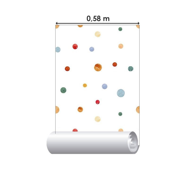 Papel de Parede Adesivo Jovem Poá N015198 - Papel na Parede