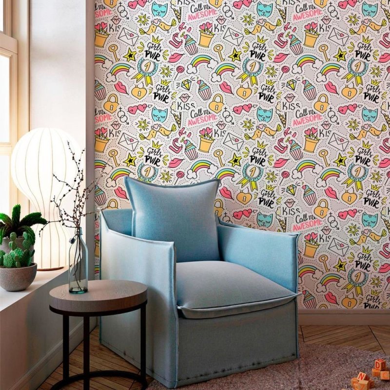 Papel de Parede Adesivo Jovem Stickers N010115 - Papel na Parede