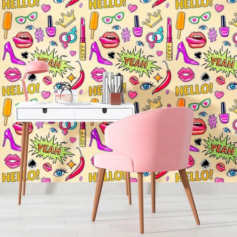 Papel de Parede Adesivo Jovem Stickers N010116 - Papel na Parede