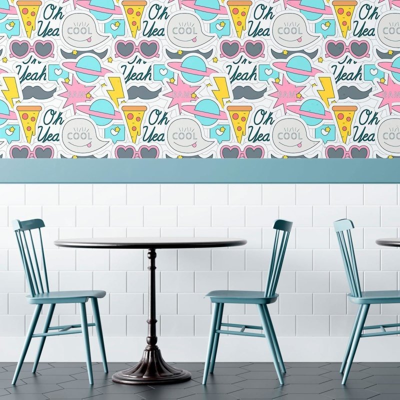 Papel de Parede Adesivo Jovem Stickers N010145 - Papel na Parede