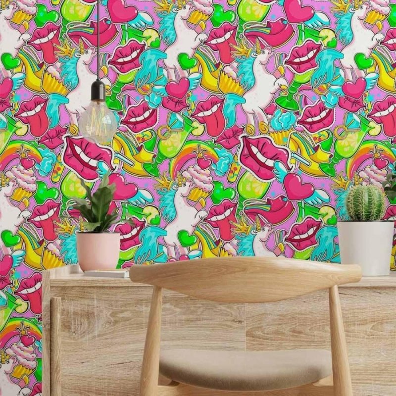 Papel de Parede Adesivo Jovem Stickers N014031 - Papel na Parede