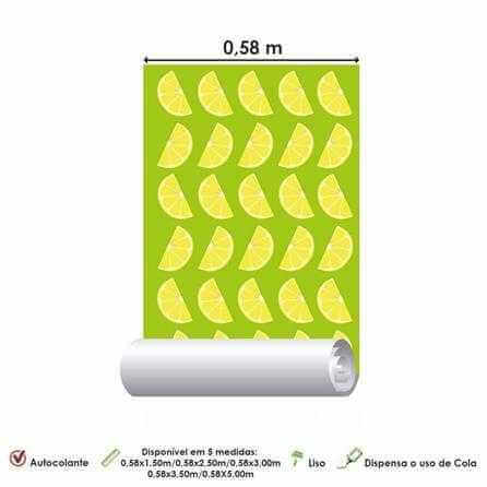 Papel de Parede Adesivo Laranja Fruta 625243 - Papel na Parede