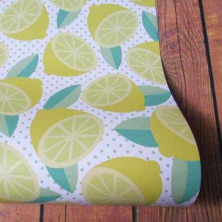 Papel de Parede Adesivo Limão 1350 - Papel na Parede