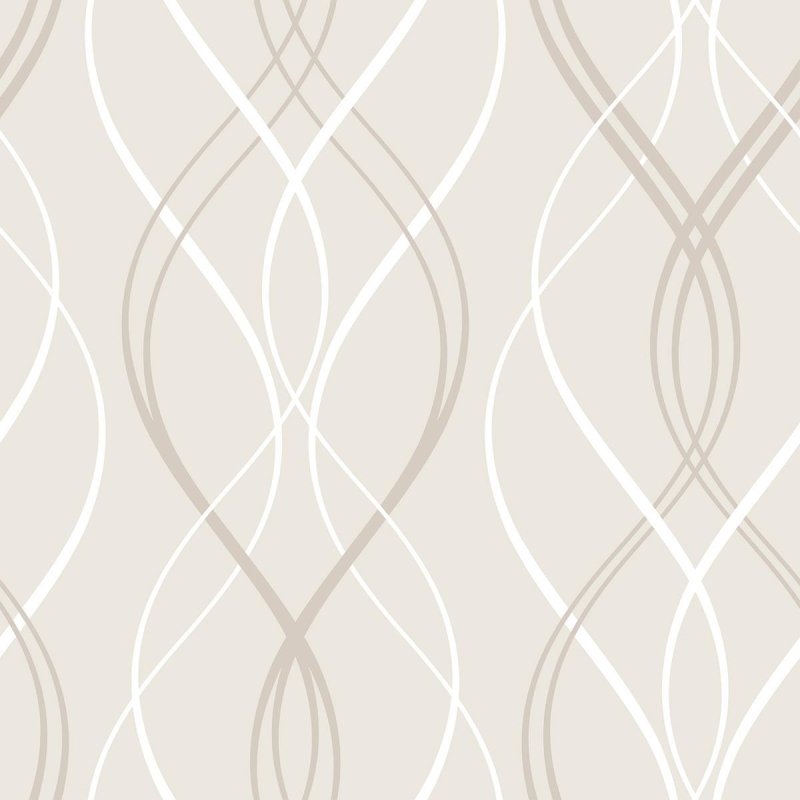 Papel de Parede Adesivo Linhas Onduladas N010065 - Papel na Parede