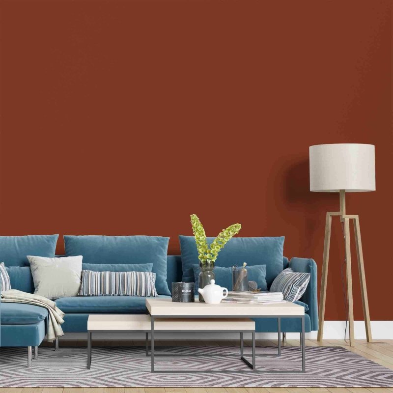 Papel de Parede Adesivo Liso Coral Fosco - Papel na Parede