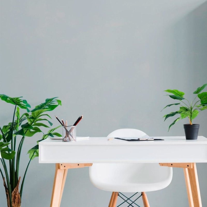 Papel de Parede Adesivo Liso Prata N011041 - Papel na Parede