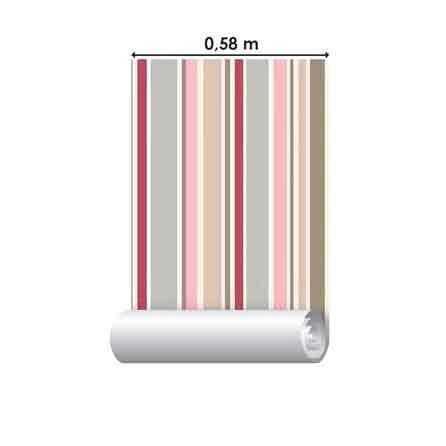 Papel de Parede Adesivo Listrado 1055 - Papel na Parede