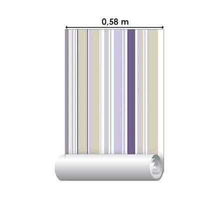 Papel de Parede Adesivo Listrado 1062 - Papel na Parede