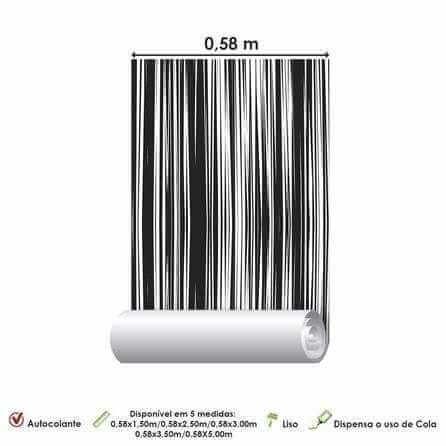 Papel de Parede Adesivo Listrado 210148 - Papel na Parede