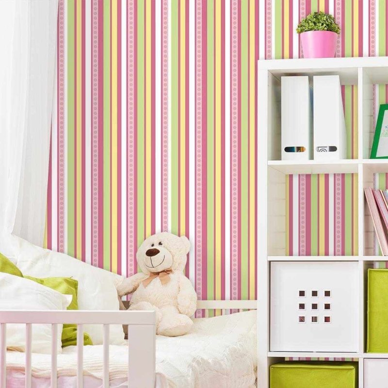 Papel de Parede Adesivo Listrado 843 - Papel na Parede