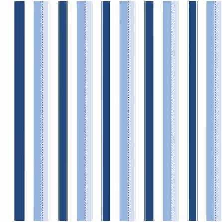 Papel de Parede Adesivo Listrado Azul 32842 - Papel na Parede