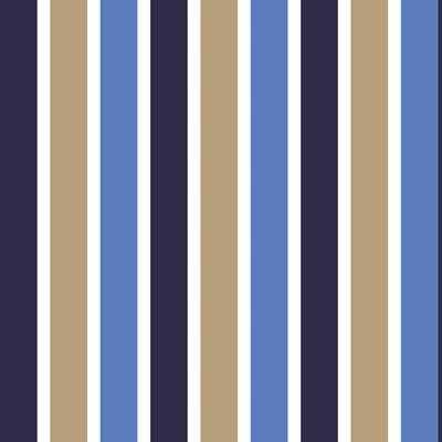 Papel de Parede Adesivo Listrado Azul e Bege 1167 - Papel na Parede