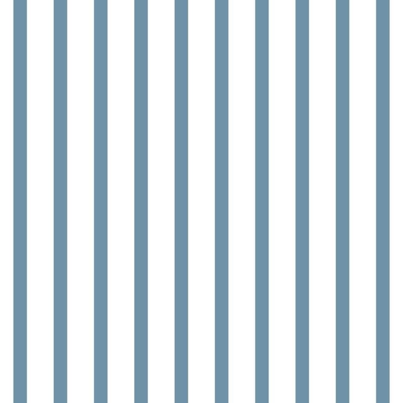 Papel de Parede Adesivo Listrado Azul e Branco N06265 - Papel na Parede