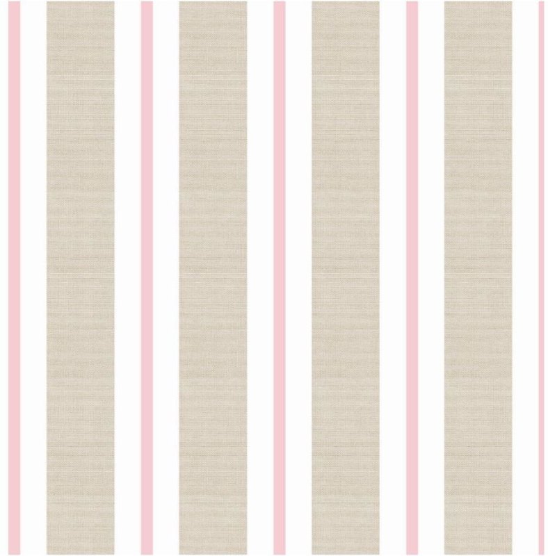 Papel de Parede Adesivo Listrado Clássico Rosa 54651 - Papel na Parede