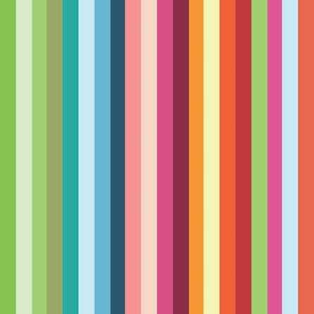 Papel de Parede Adesivo Listrado Colorido 1521 - Papel na Parede
