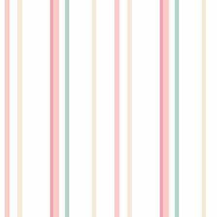Papel de Parede Adesivo Listrado Colorido 52463 - Papel na Parede