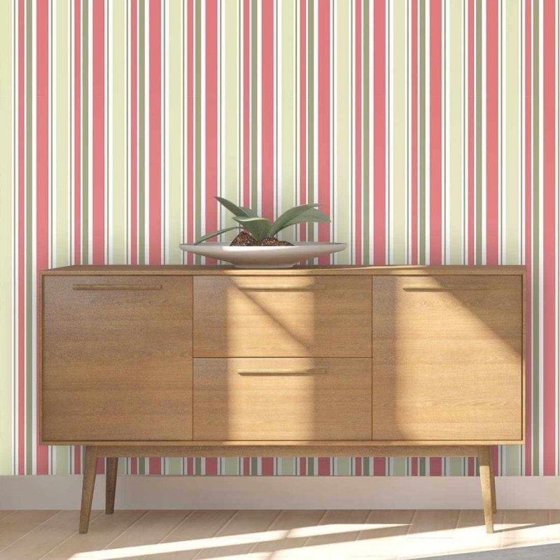 Papel de Parede Adesivo Listrado Colorido 5931 - Papel na Parede