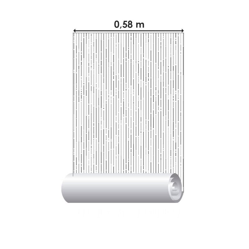 Papel de Parede Adesivo Listrado Descontruído N010086 - Papel na Parede