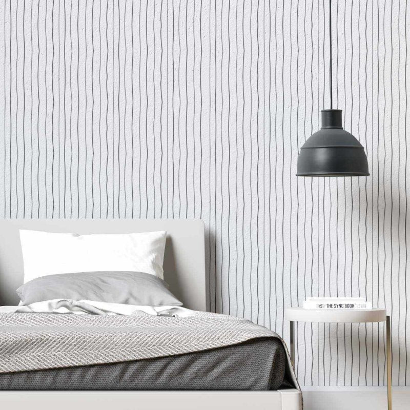 Papel de Parede Adesivo Listrado N02142 - Papel na Parede