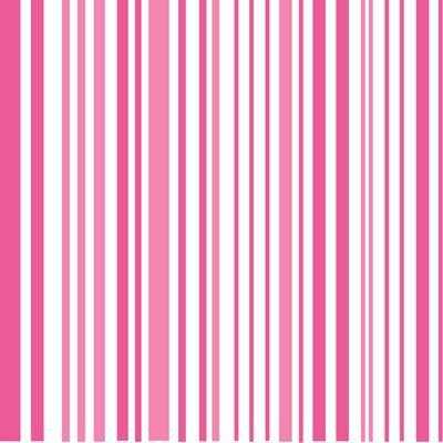 Papel de Parede Adesivo Listrado Rosa e Branco 714540222 - Papel na Parede